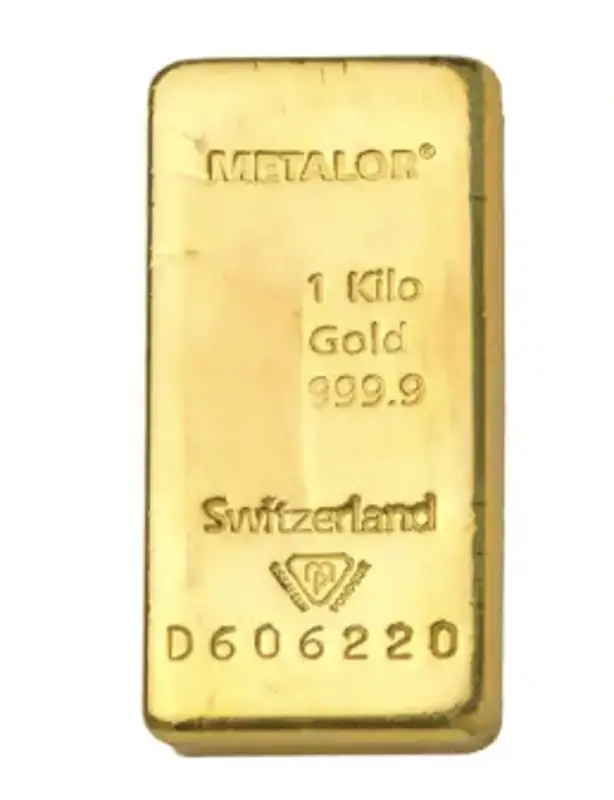 Metalor 1kg Gold Bar Price UK | HPC Investment Gold